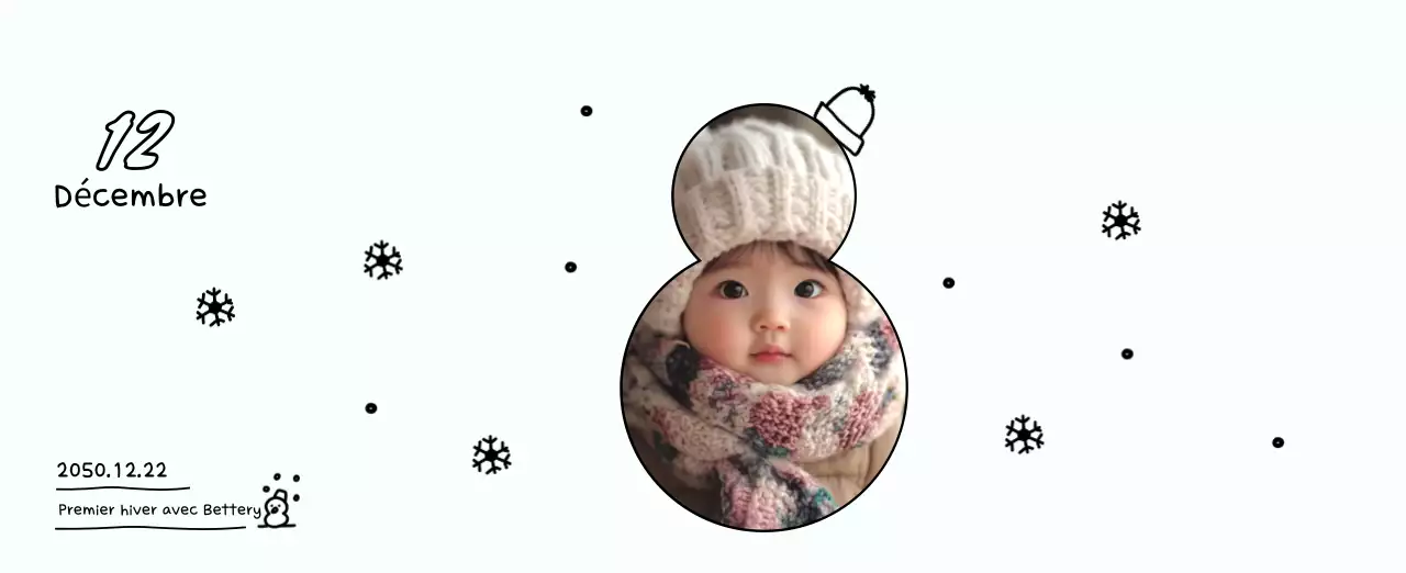 Calendrier photo du Nouvel An