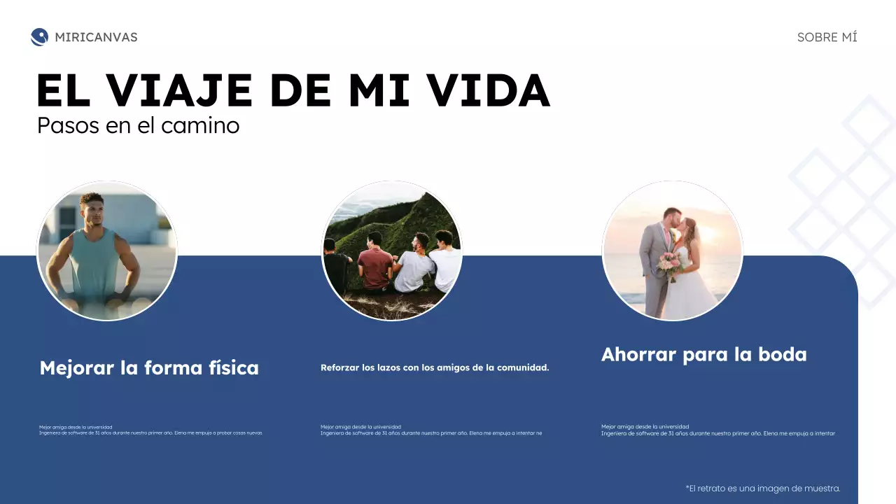 blue modern about me business