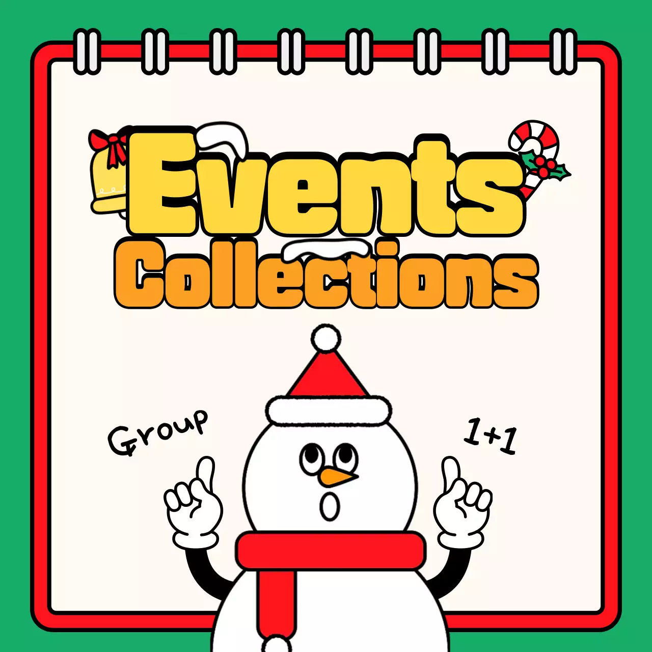 Red Trendy Holiday Promotion Instagram Carousel