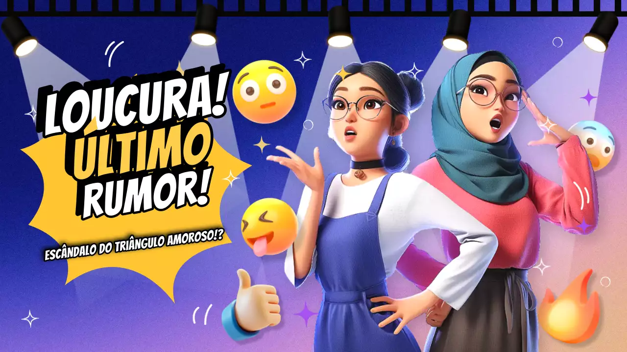 anúncio do rumor da moda púrpura
