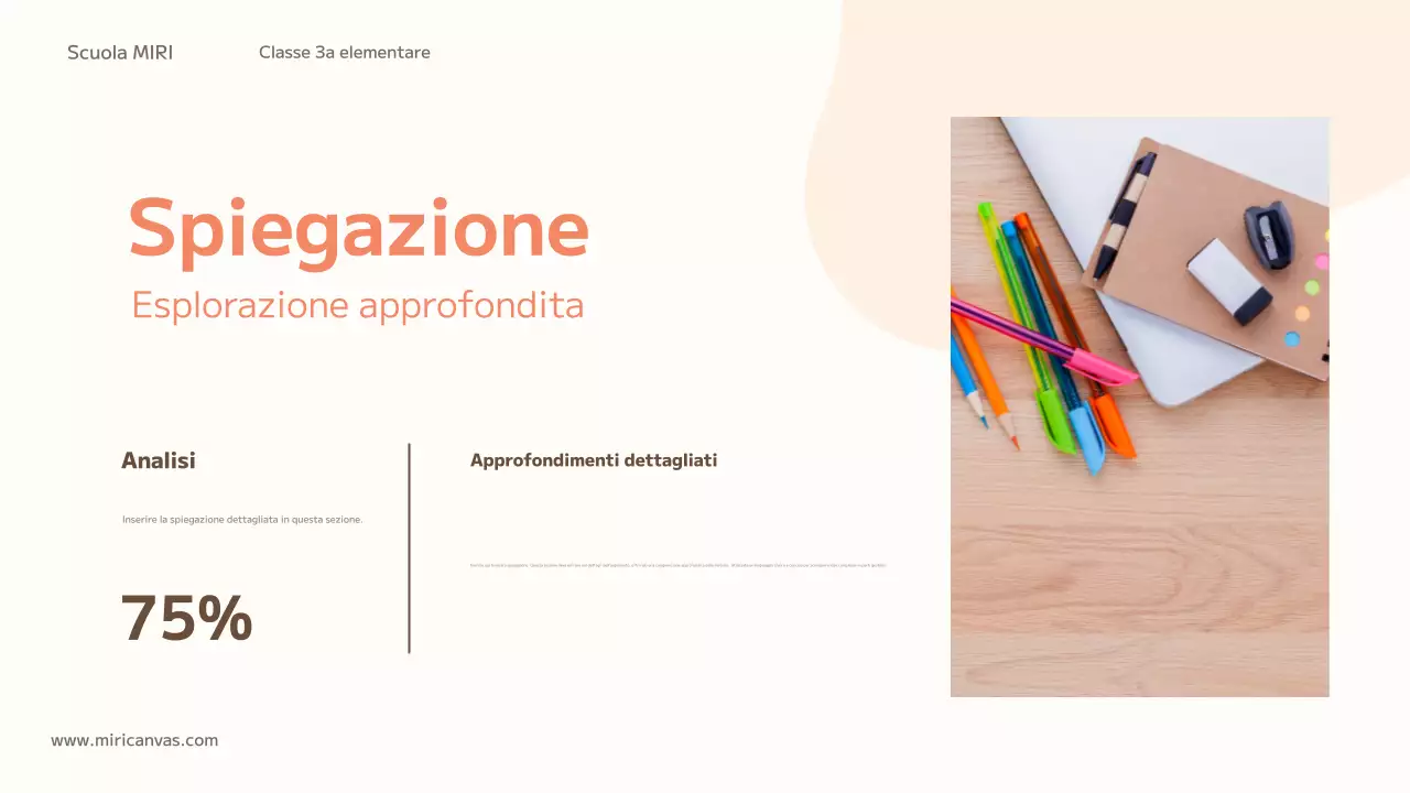 classe di educazione alla tendenza arancione