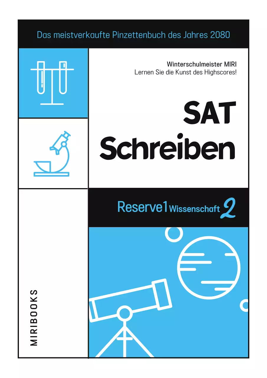 Hellblaue moderne Lehrmittel