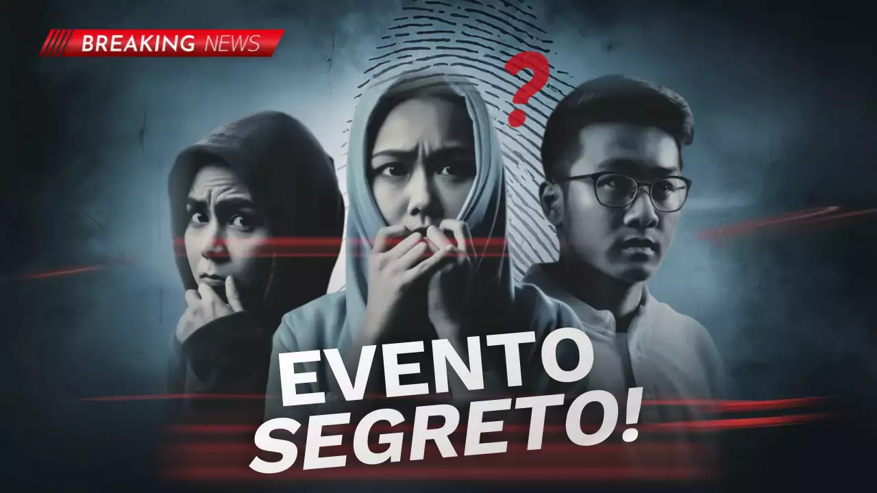 annuncio di mistero drammatico grigio