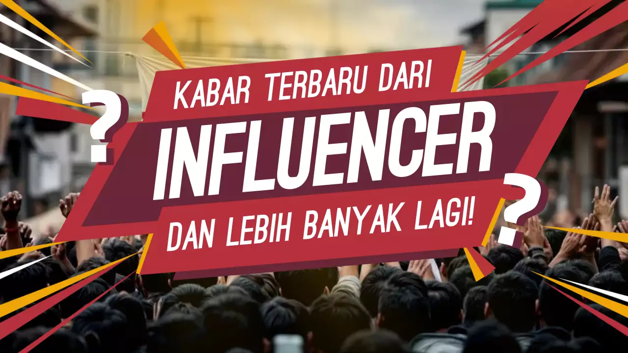 Red Bold Influencer Announcement YouTube Thumbnail