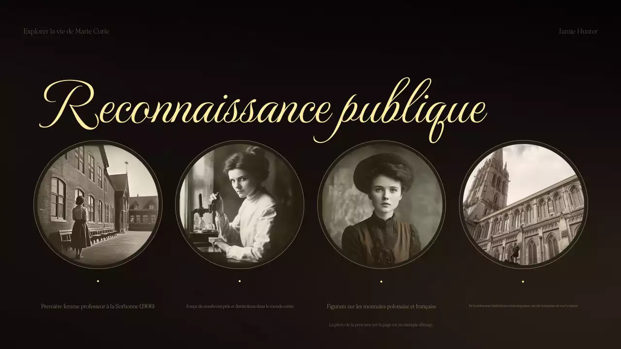 conférence scientifique "black vintage