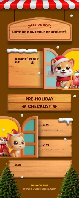 guide de sécurité pour les animaux de compagnie lors des fêtes de fin d'année