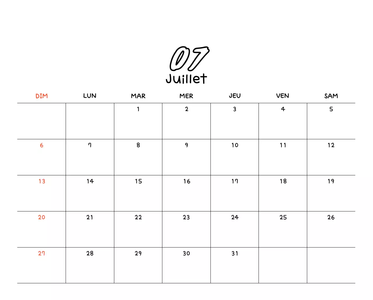 Calendrier photo jaune mignon