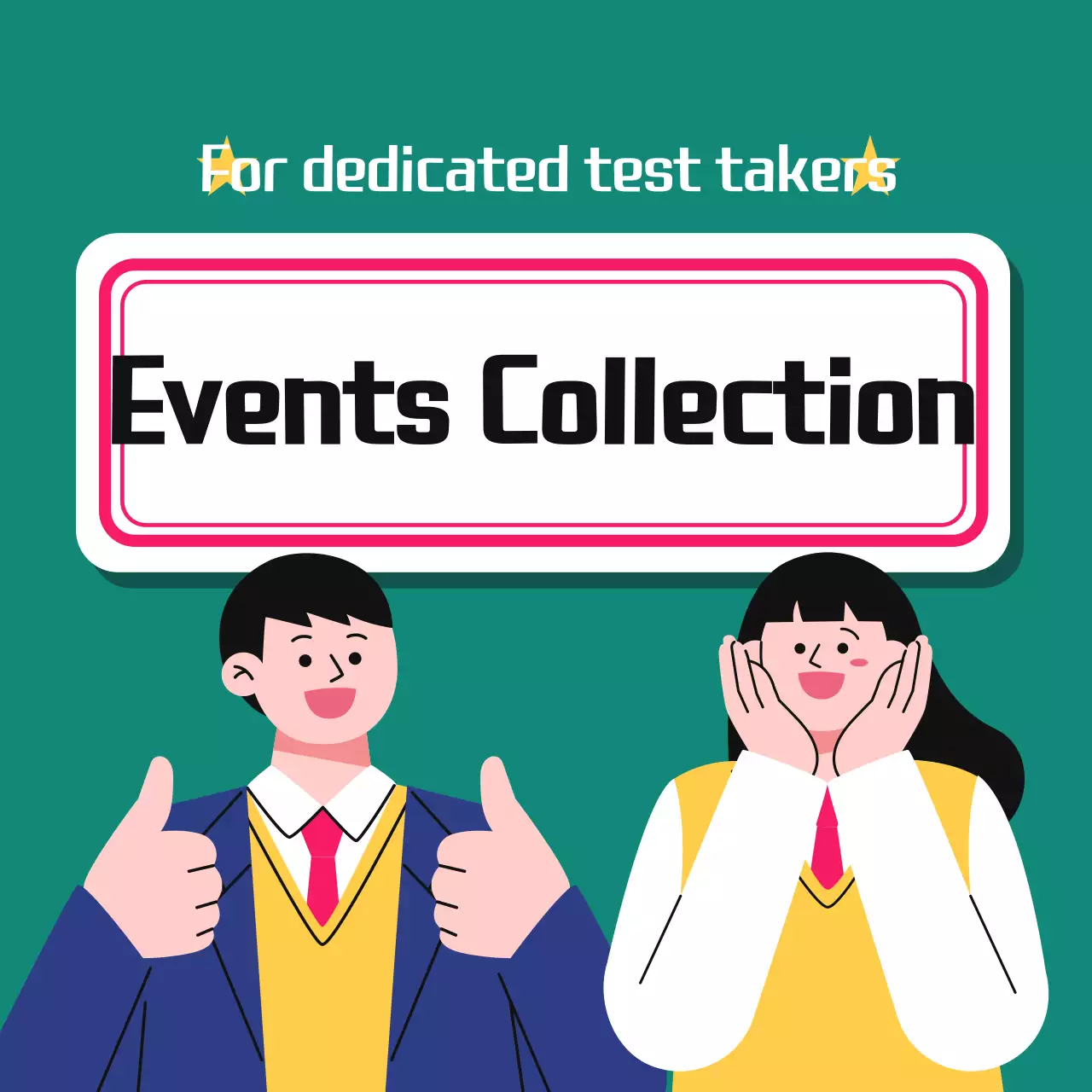 Carrossel de Instagram para promoção de estudantes da Pink Trendy