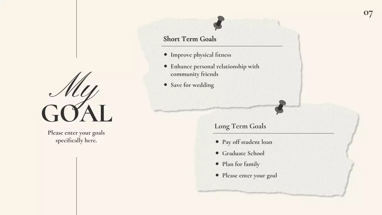 Beige Elegant Personal Guide Presentation