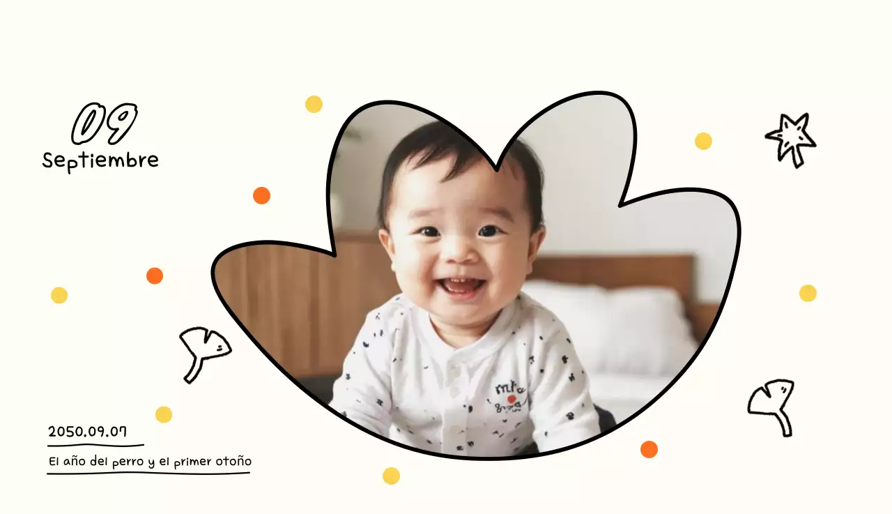 Calendario de fotos Yellow Cute