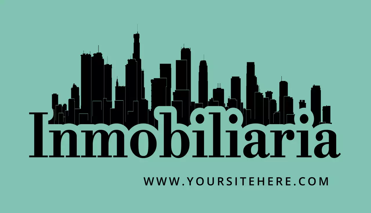 nueva tarjeta inmobiliaria moderna