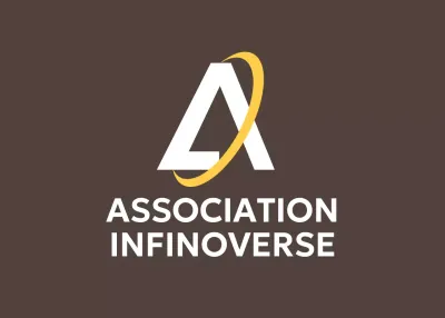 Logo moderne marron pour la promotion d'entreprise