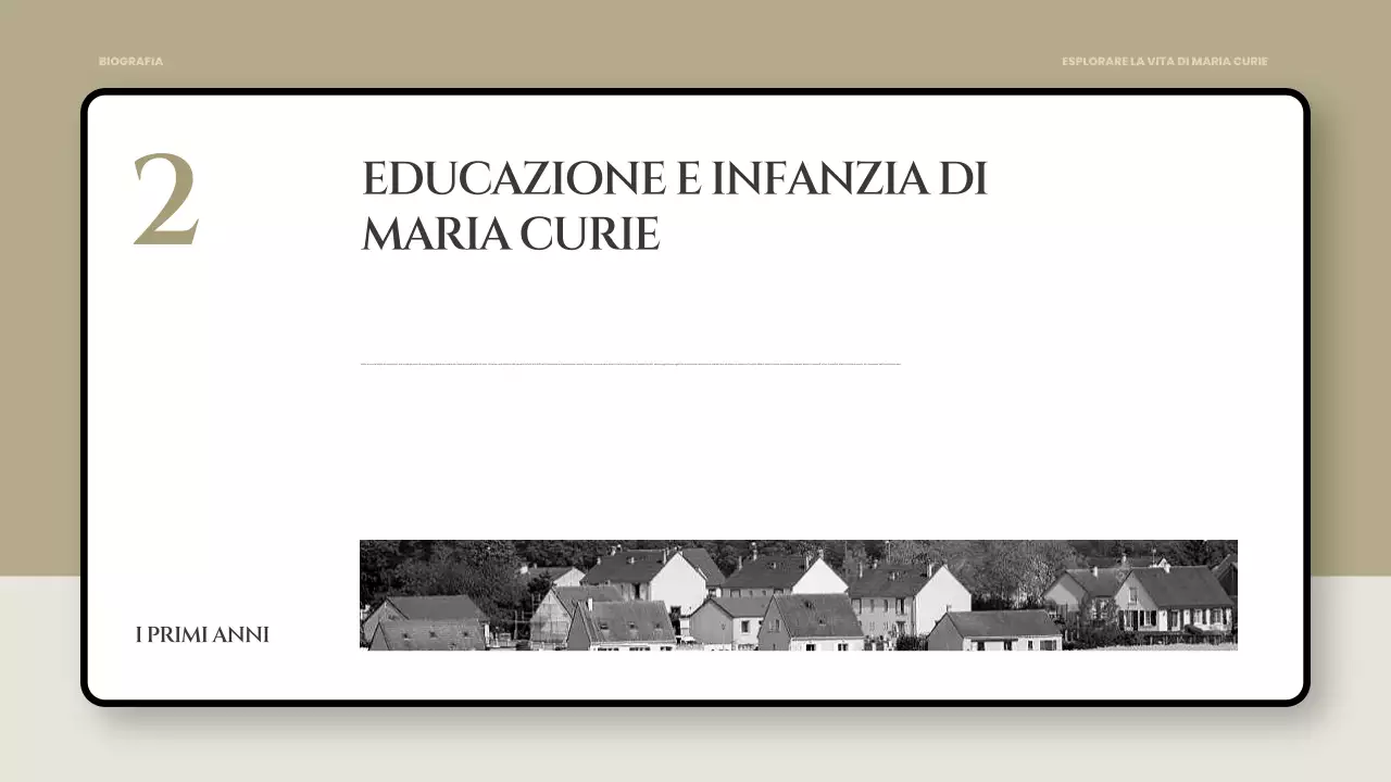 presentazione della biografia classica nera