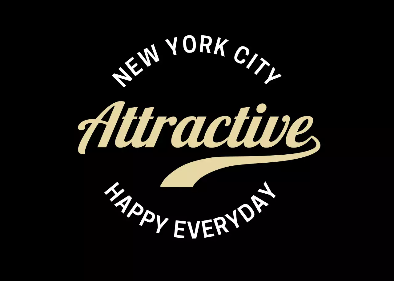 ベージュの筆記体タイポグラフィー