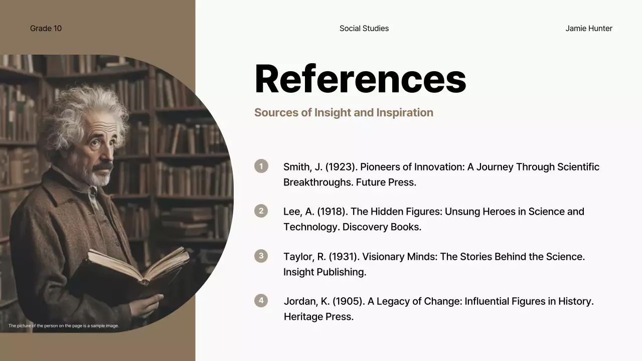 Beige Vintage History Course Presentation