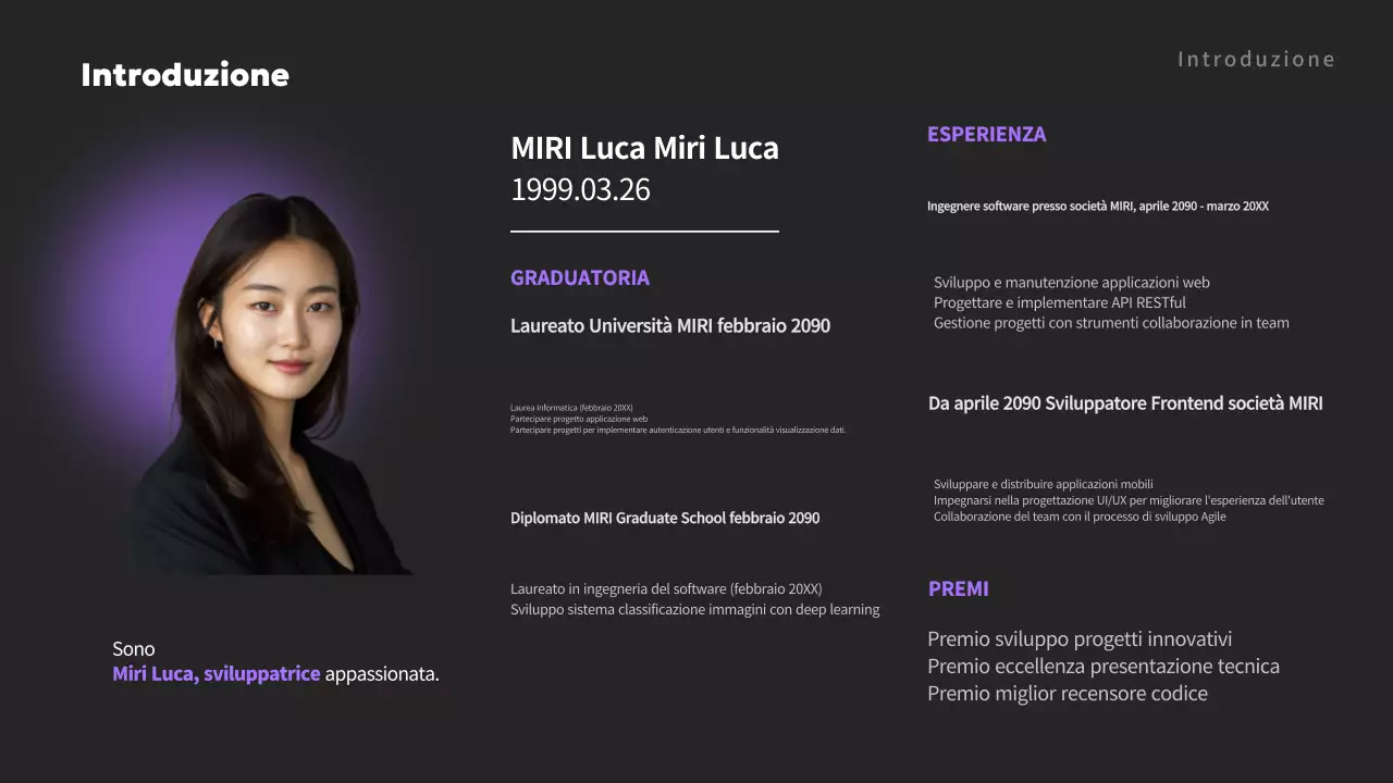 Presentazione del portafoglio minimalista Mauve