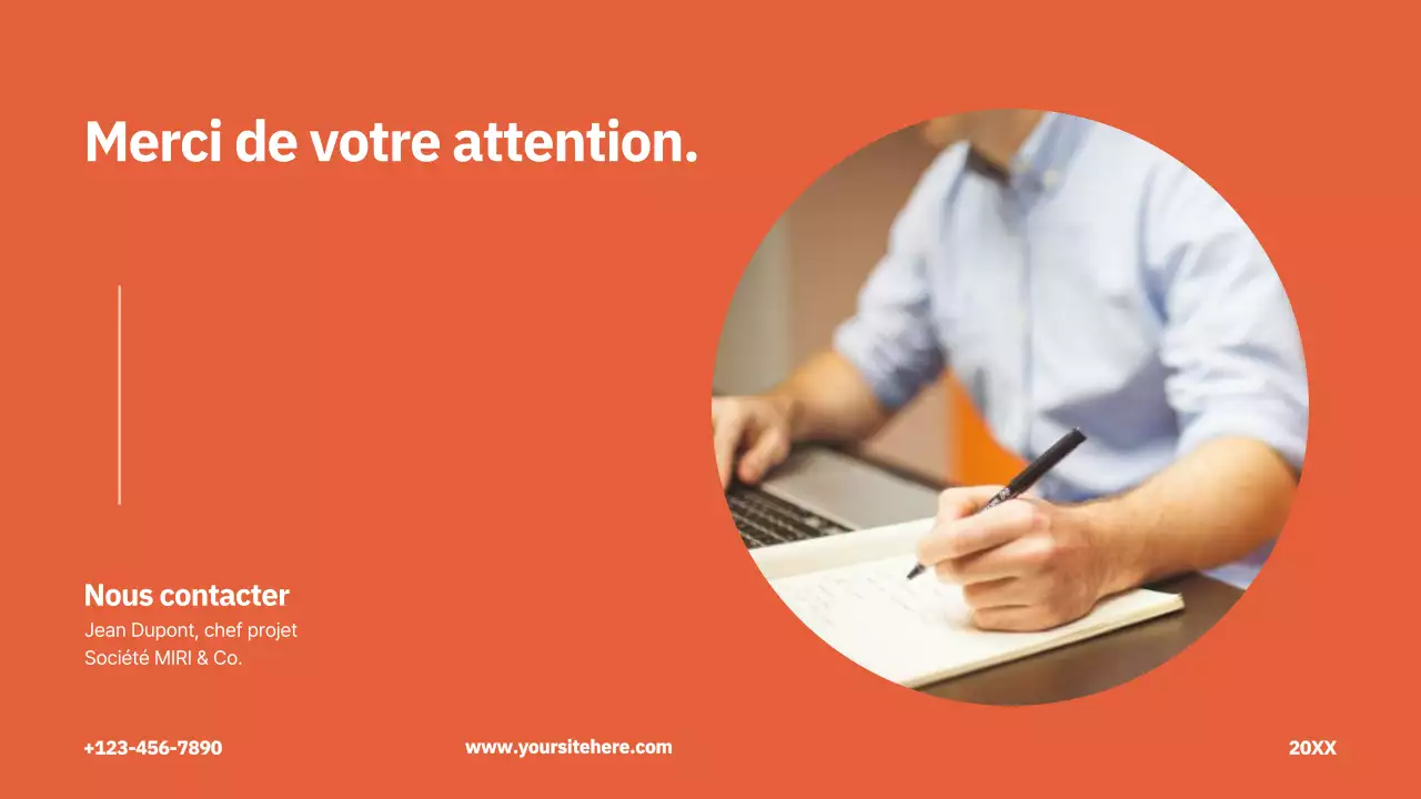 rouge moderne proposition de projet entreprise