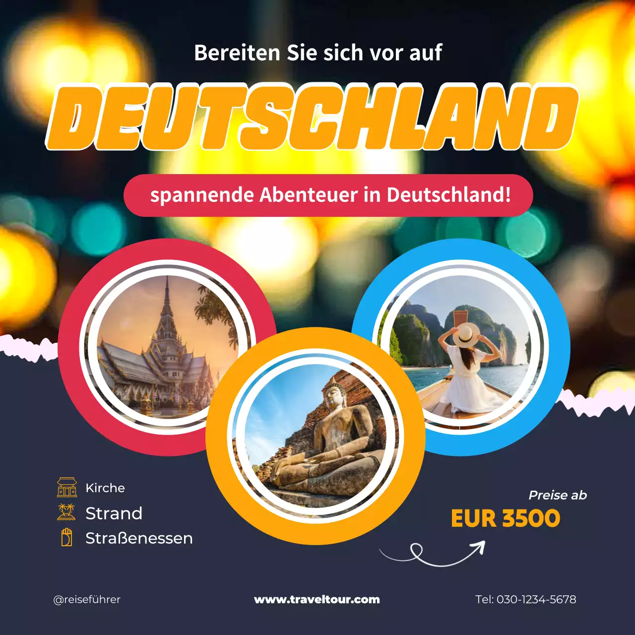 orange modern travel promotion