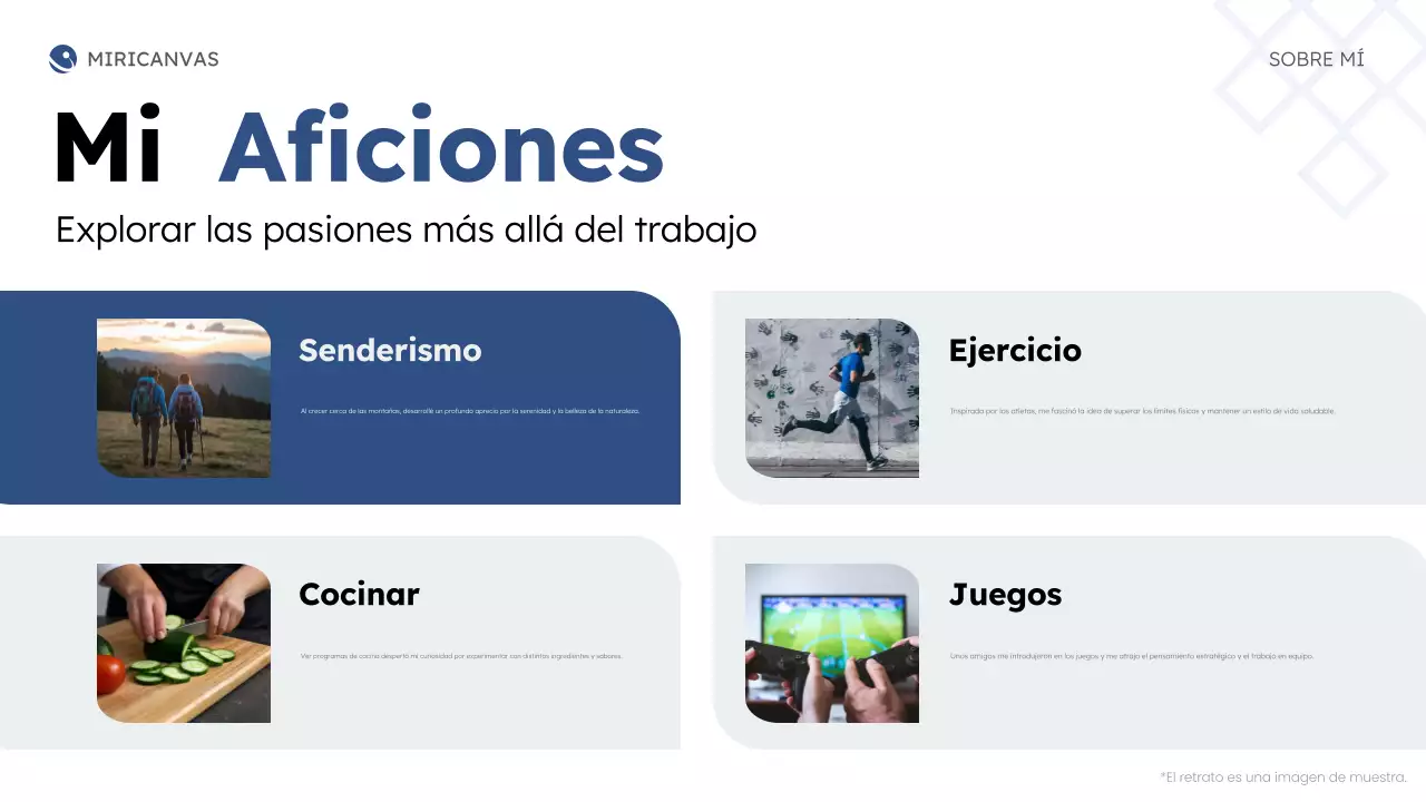 blue modern about me business