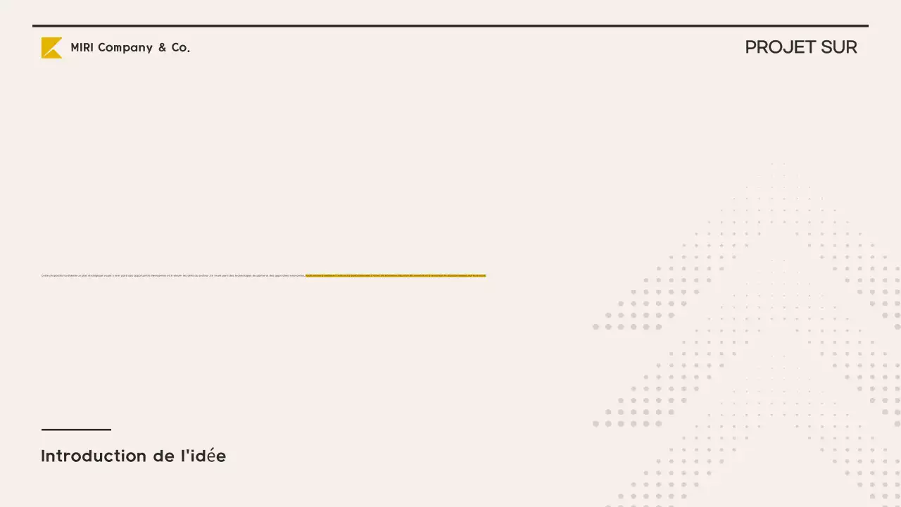 plan d'affaires moderne jaune