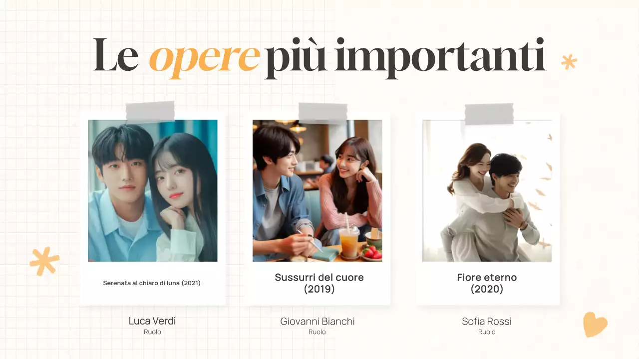 beige moderno dramma passo persentazione