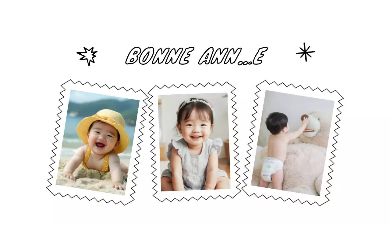 Calendrier photo jaune mignon