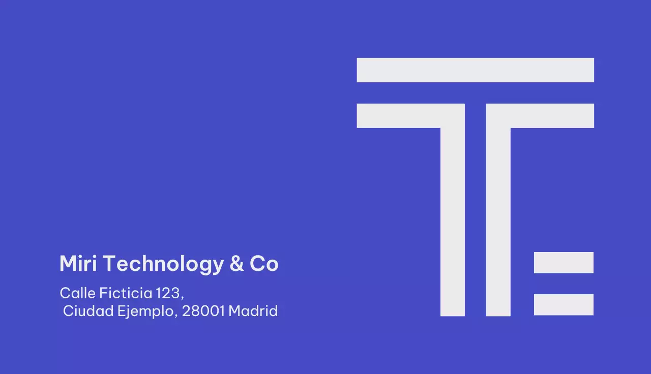 tarjeta de visita moderna blanca