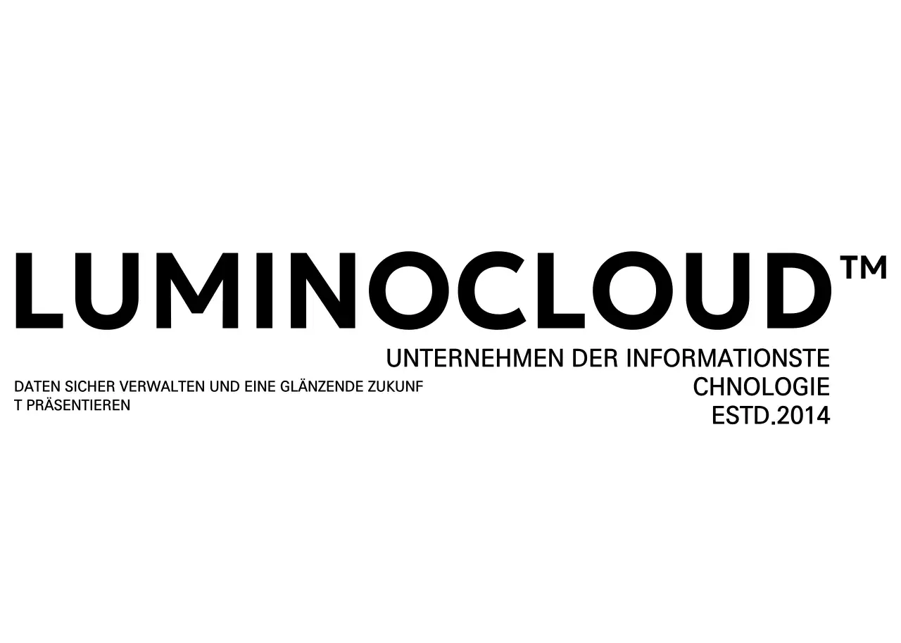 Schwarzes einfaches Firmenlogo