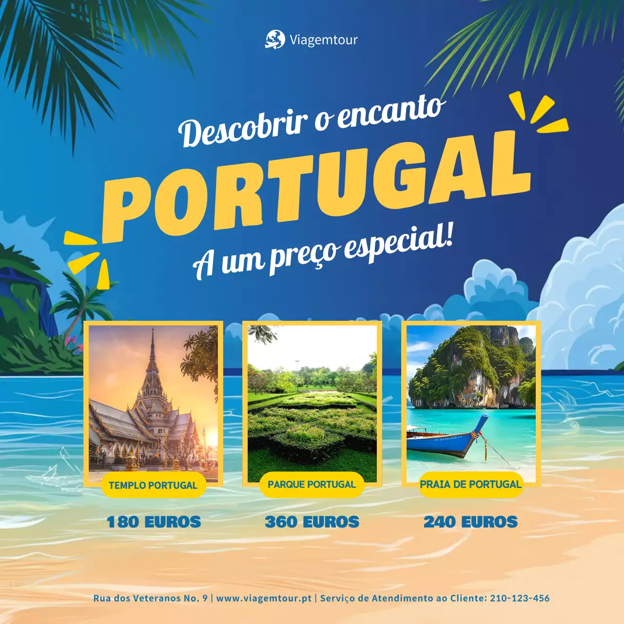 promoção de viagens blue tropical