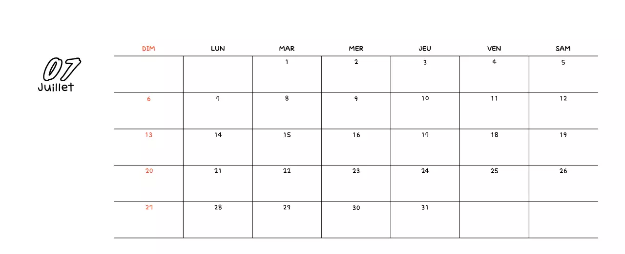 Calendrier photo du Nouvel An