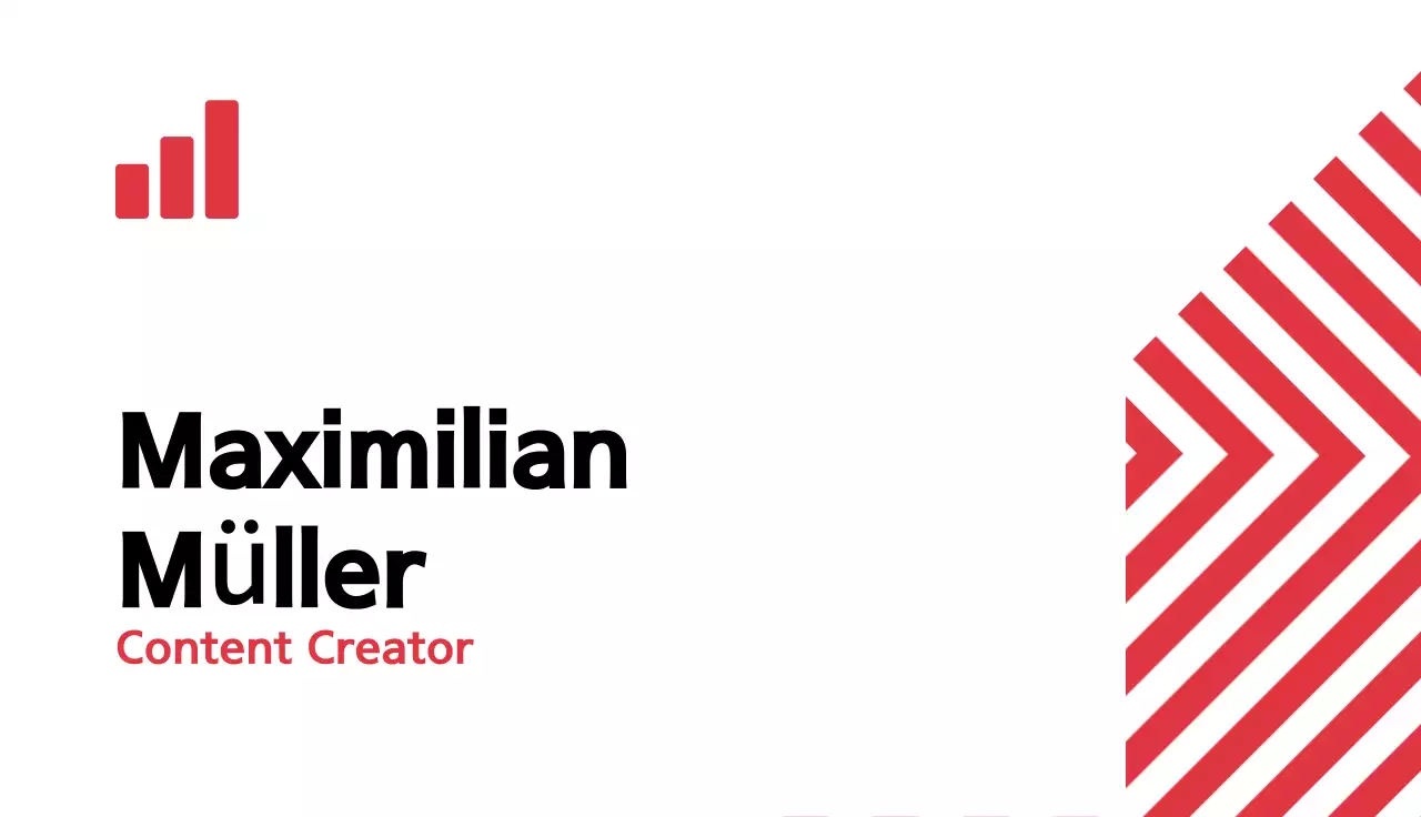 rote moderne Visitenkarte