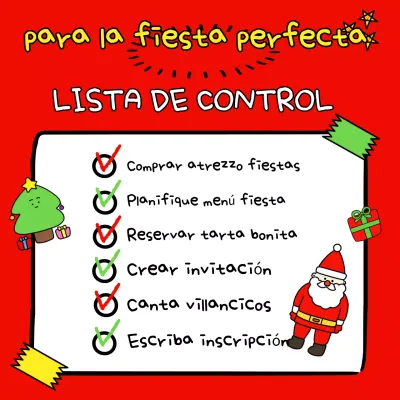 Planifique una fiesta roja