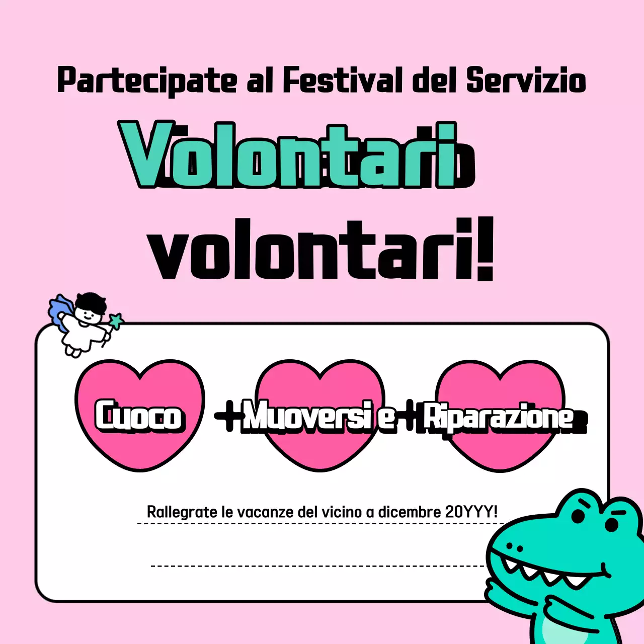 Opportunità di volontariato per le vacanze rosa