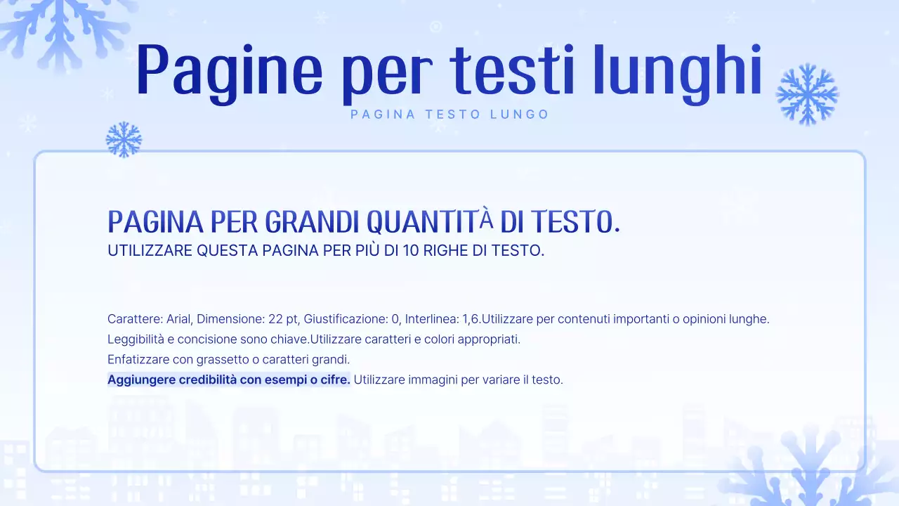 Presentazione blu chiaro e pulita spiegata