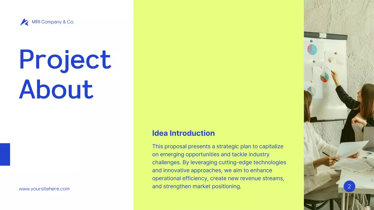 Blue Modern Project Proposal Presentation