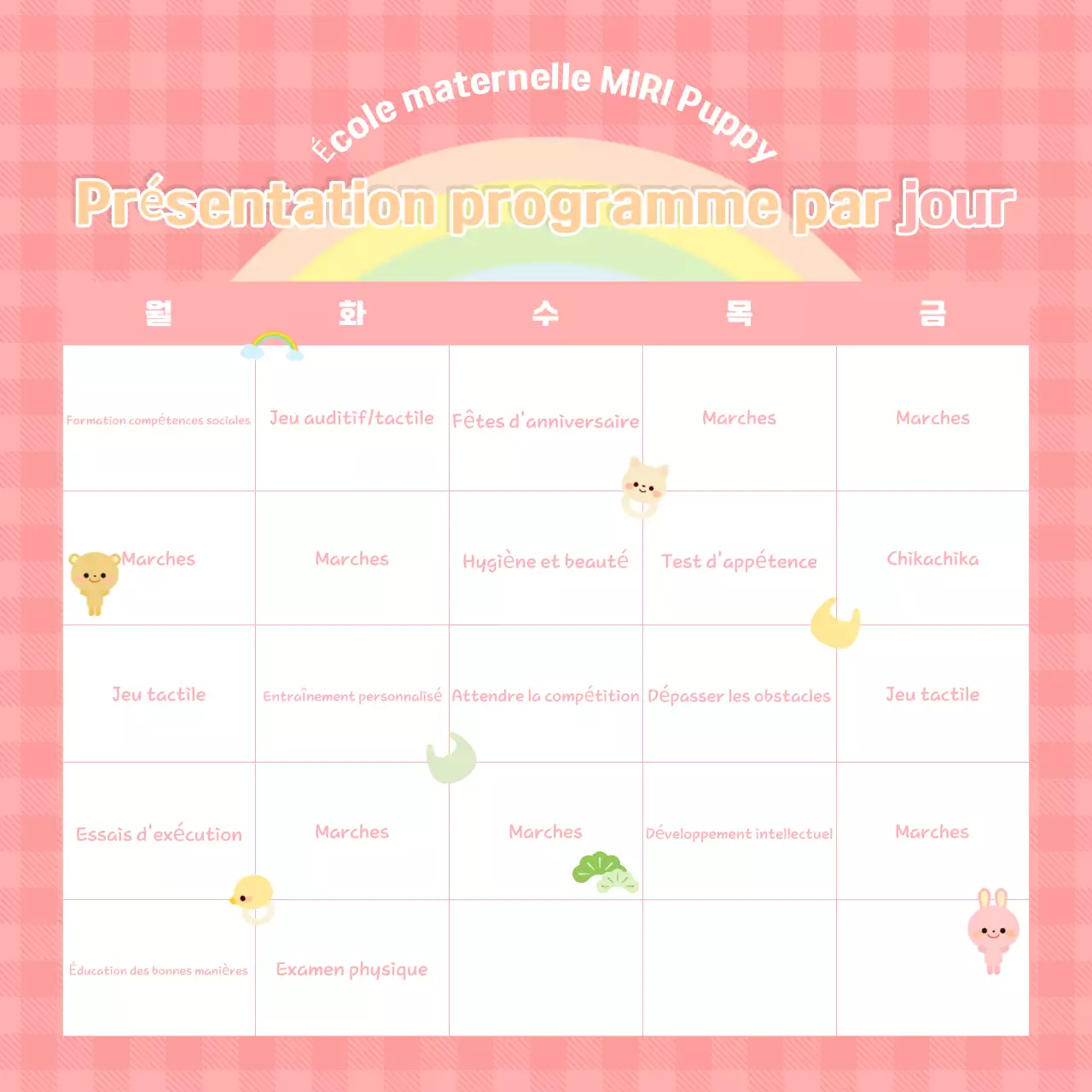 Phrases jaunes sur les chiots