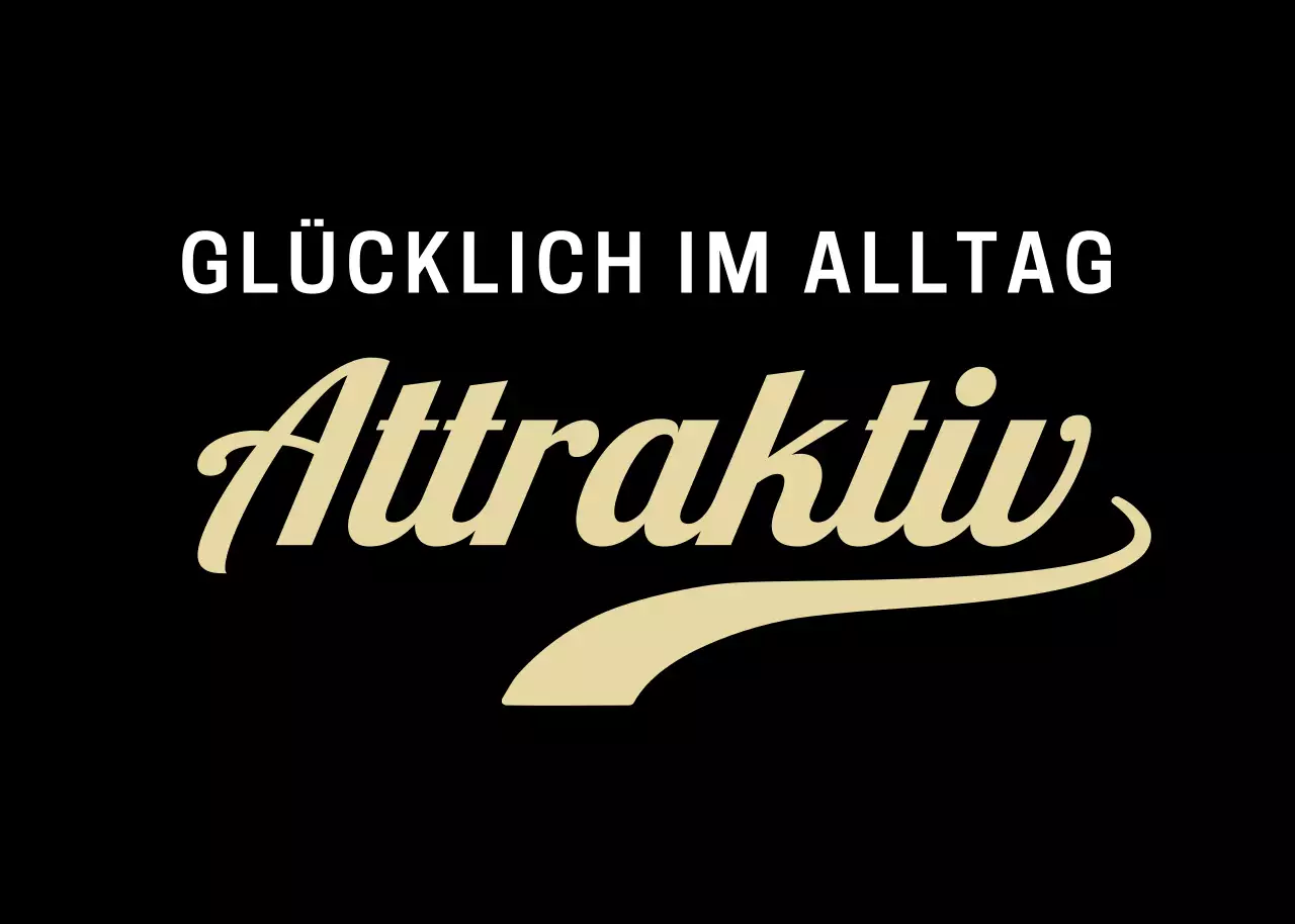 Handschriftliche Typografie in Beige