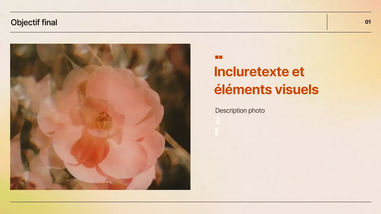 Documentation sur la présentation simple d'Orange