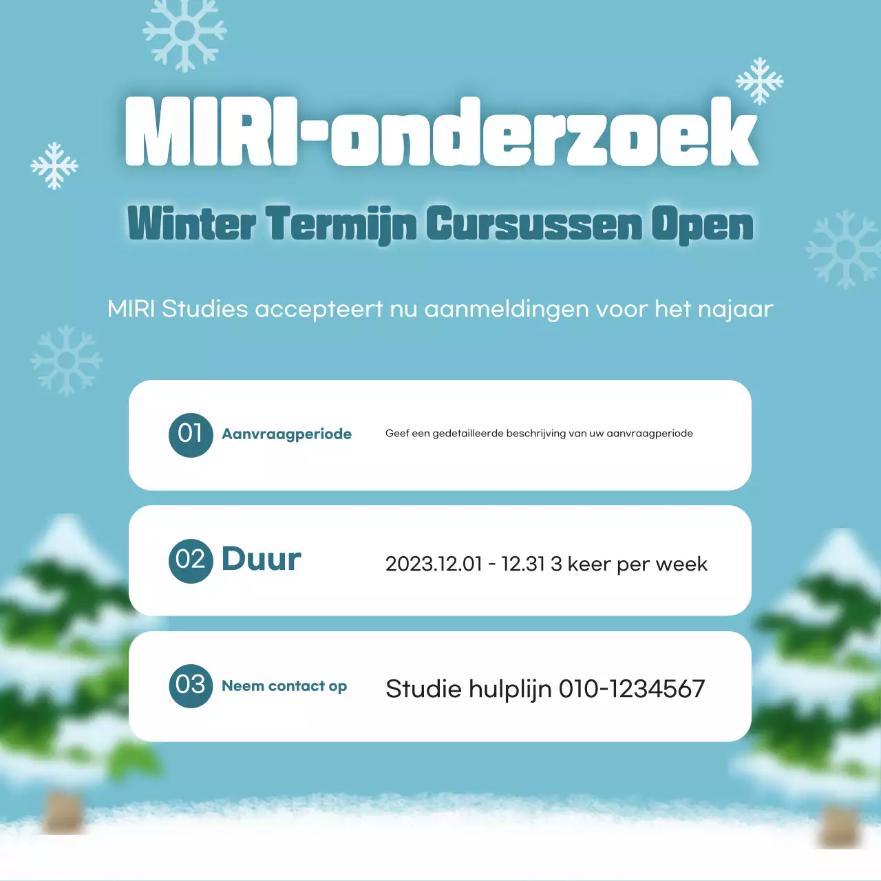 Lichtblauwe gezellige trainee werving