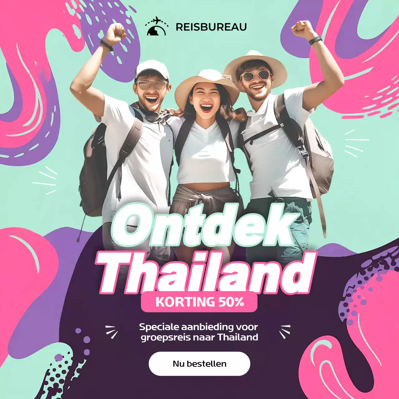 munt trendy reis promotie