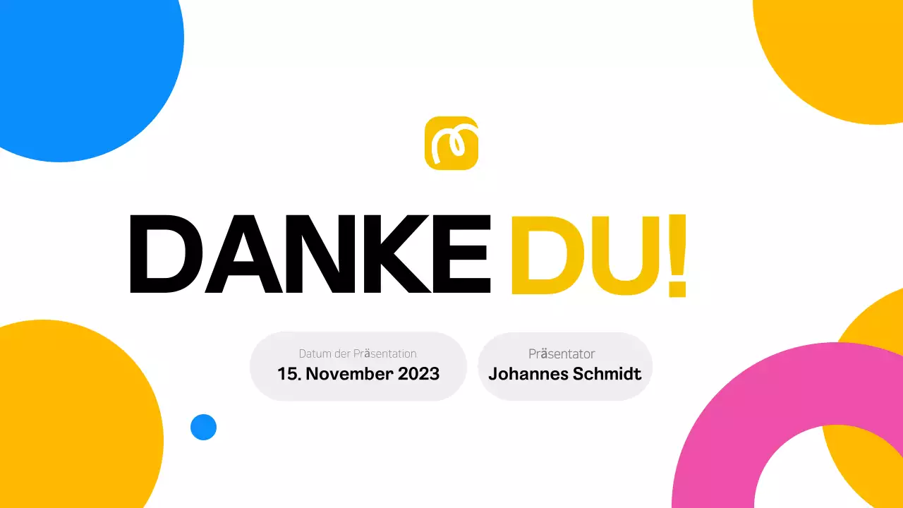 buntes modernes Brainstorming-Layout