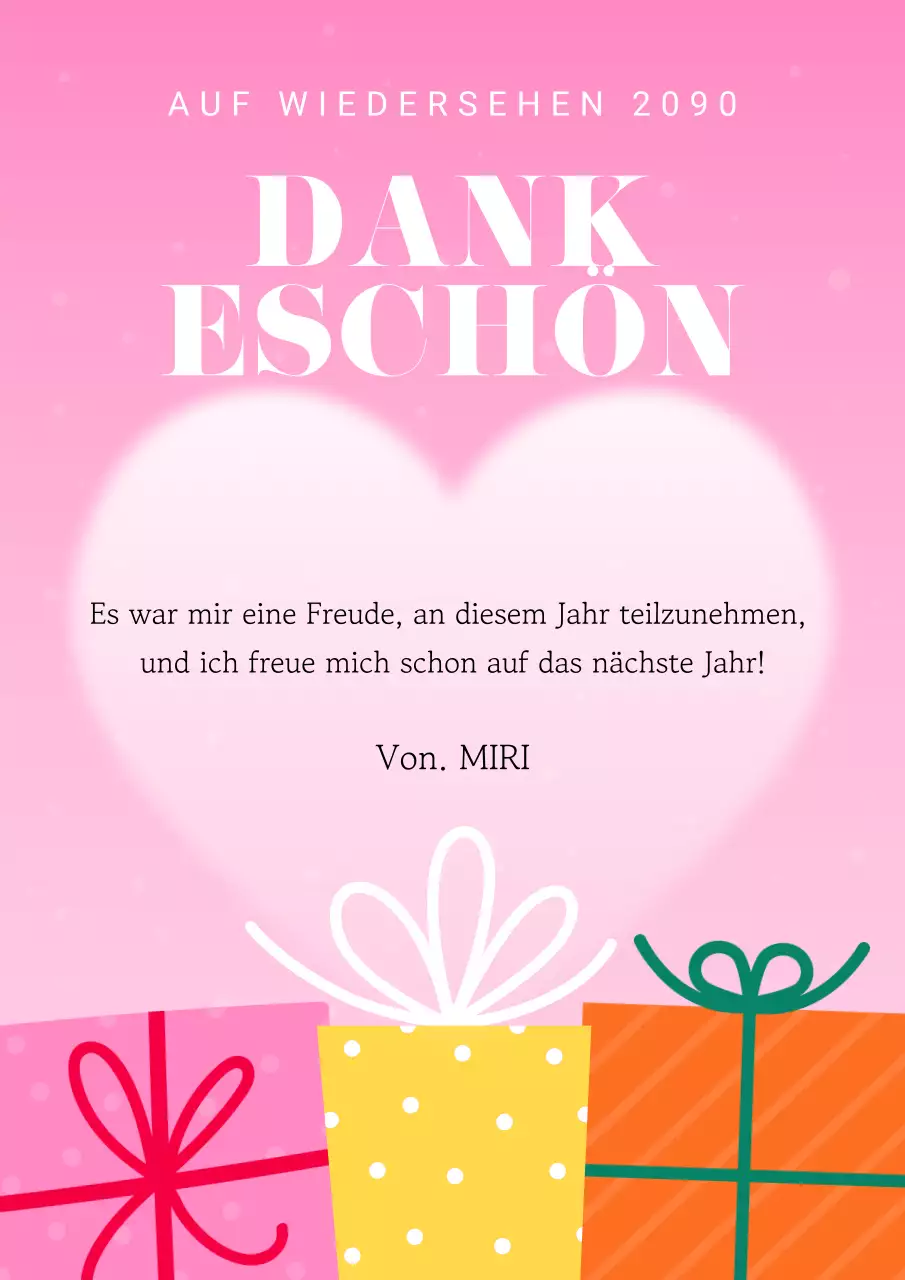 Feiern Sie die Feiertage in Rosa