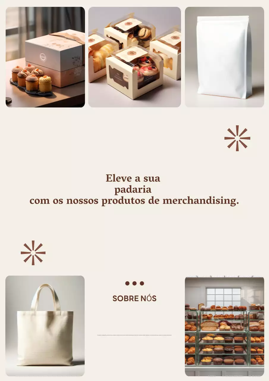 Promoção Padaria Moderna Bege