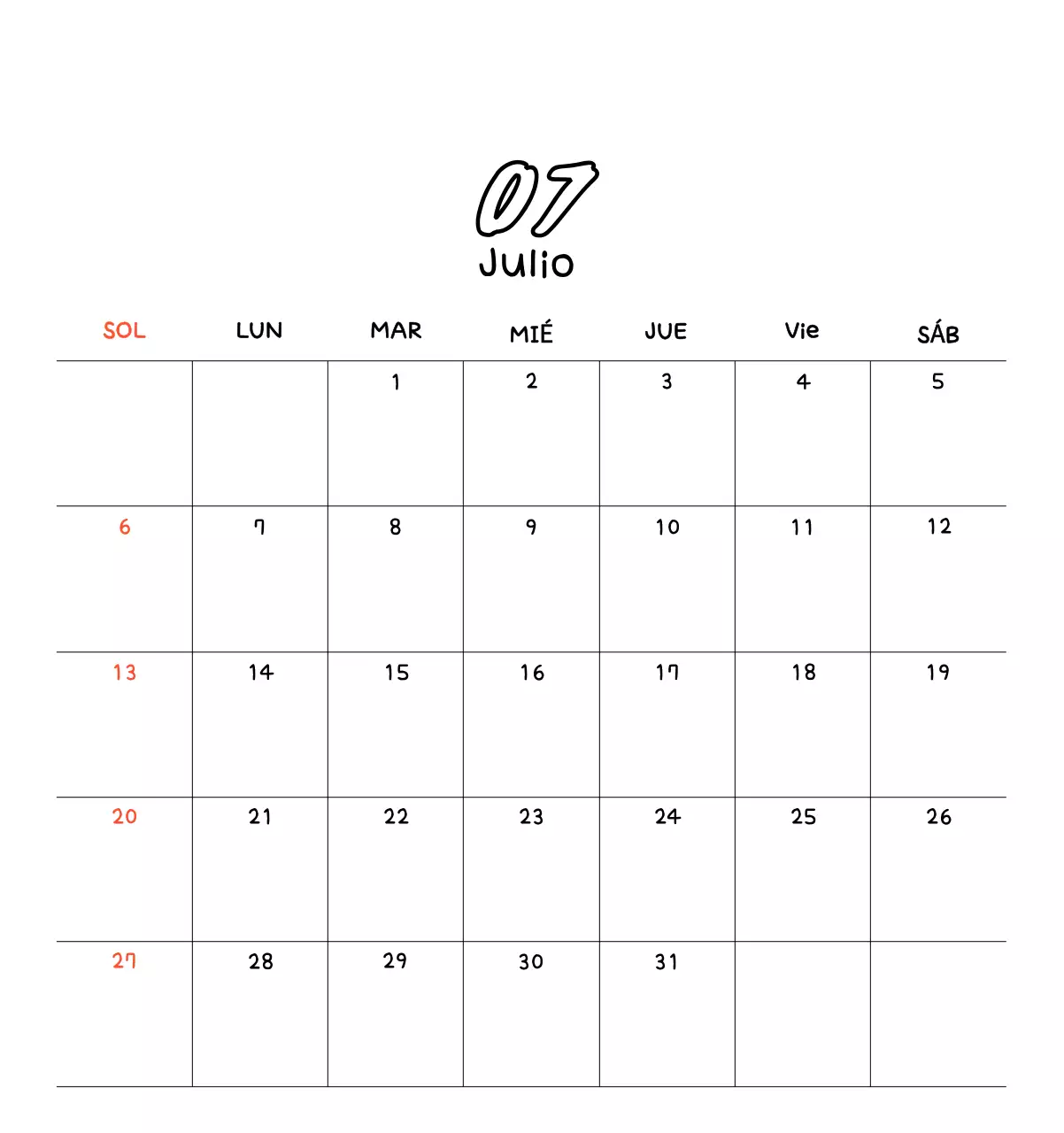 Bonito calendario con fotos de Año Nuevo