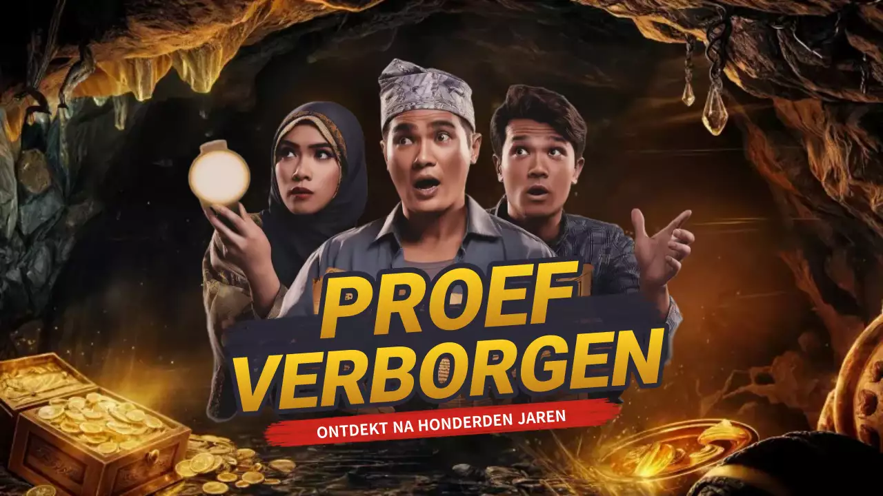 bruin avontuur schat aankondiging