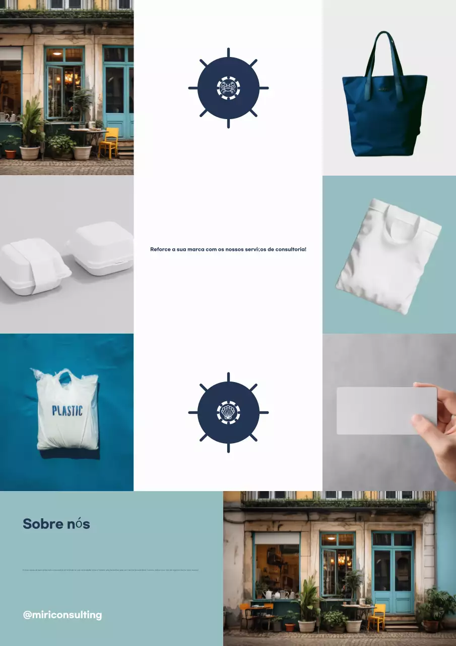 Promoção Blue Modern Consulting