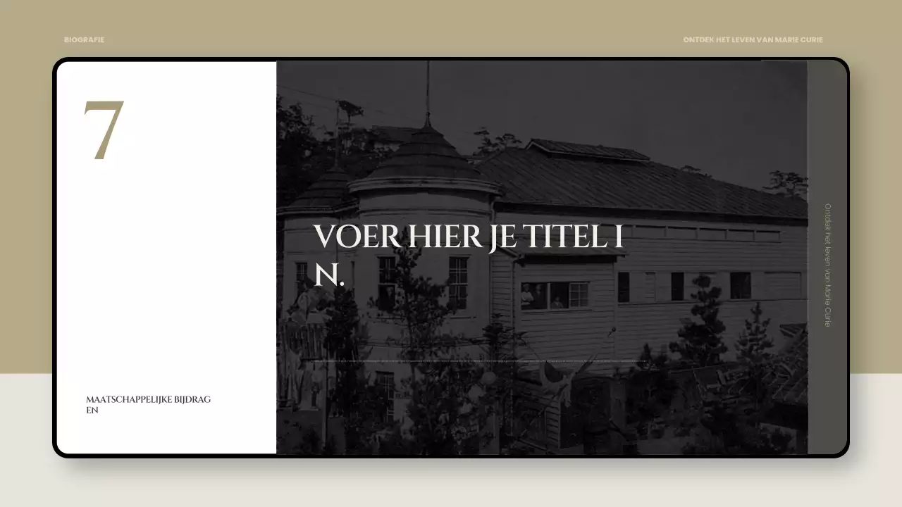 presentatie zwarte klassieke biografie