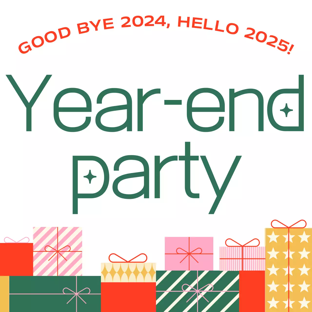 Abstract Simple Holiday Celebration