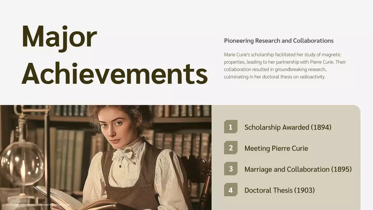 Beige Classic Biography Presentation