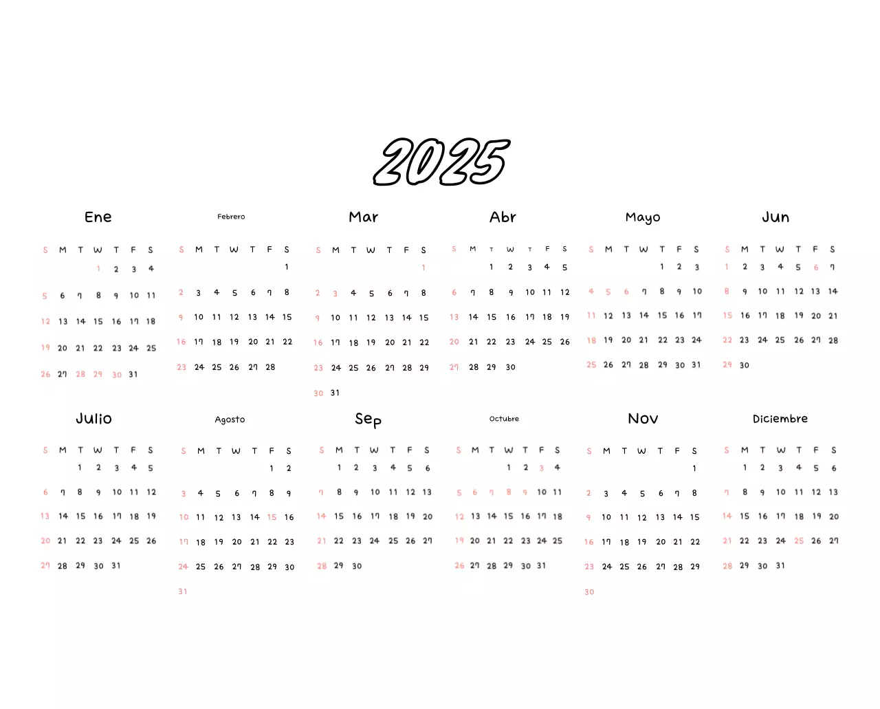 Calendario de fotos Yellow Cute